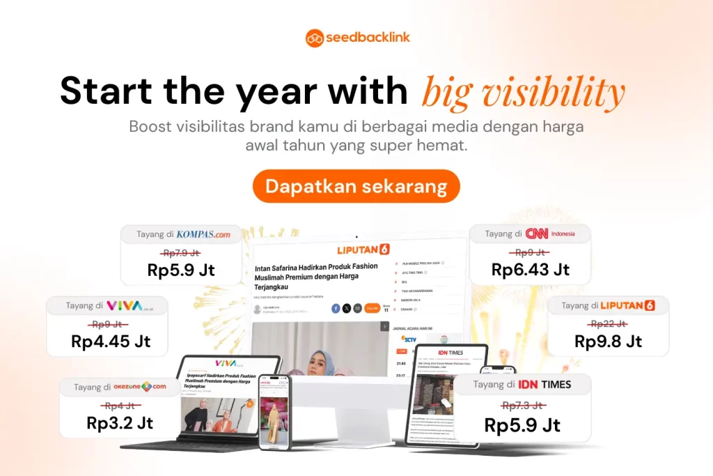 Marketing Booster seedbacklink — pilihan media dan harga promosi