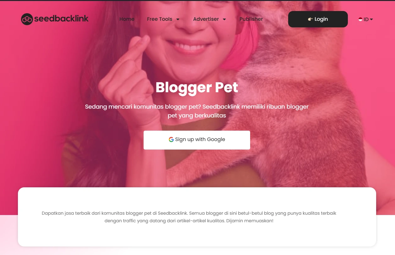 Blogger pet