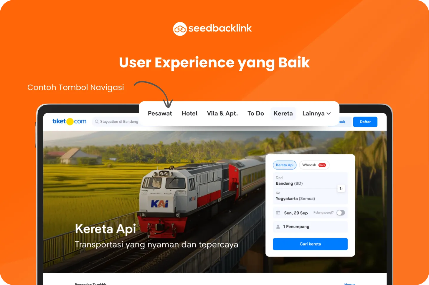 User experience yang baik