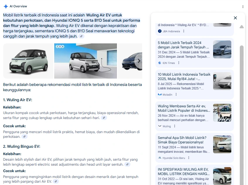 Tampilan AI Overview