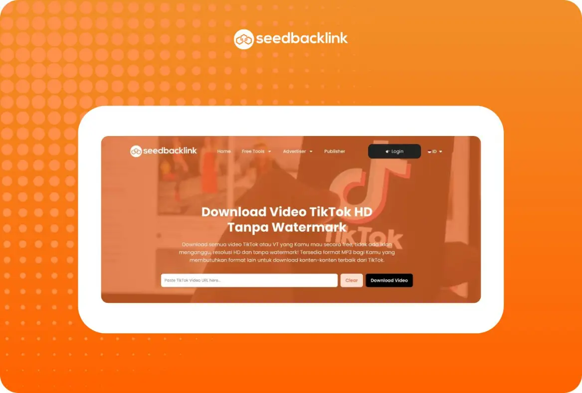 Download video TikTol seedbacklink