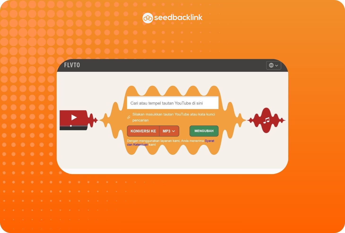 Converter YouTube to MP3 FLVTO