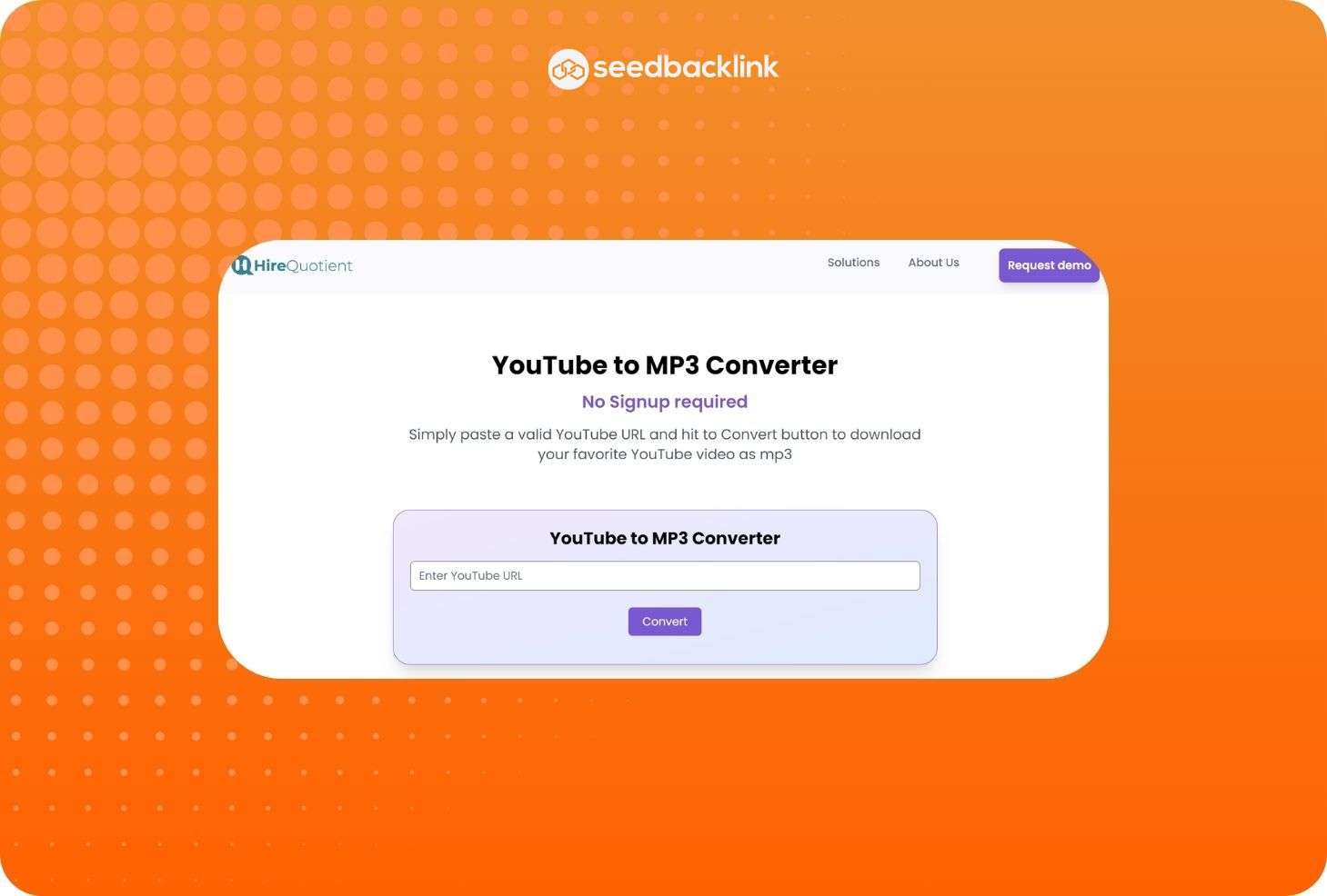 Converter YouTube to MP3 Hire Quotient