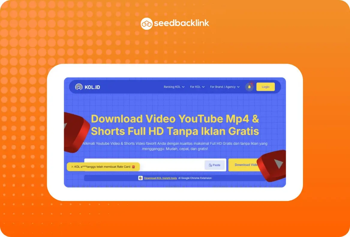 situs download video YouTube KOL.ID