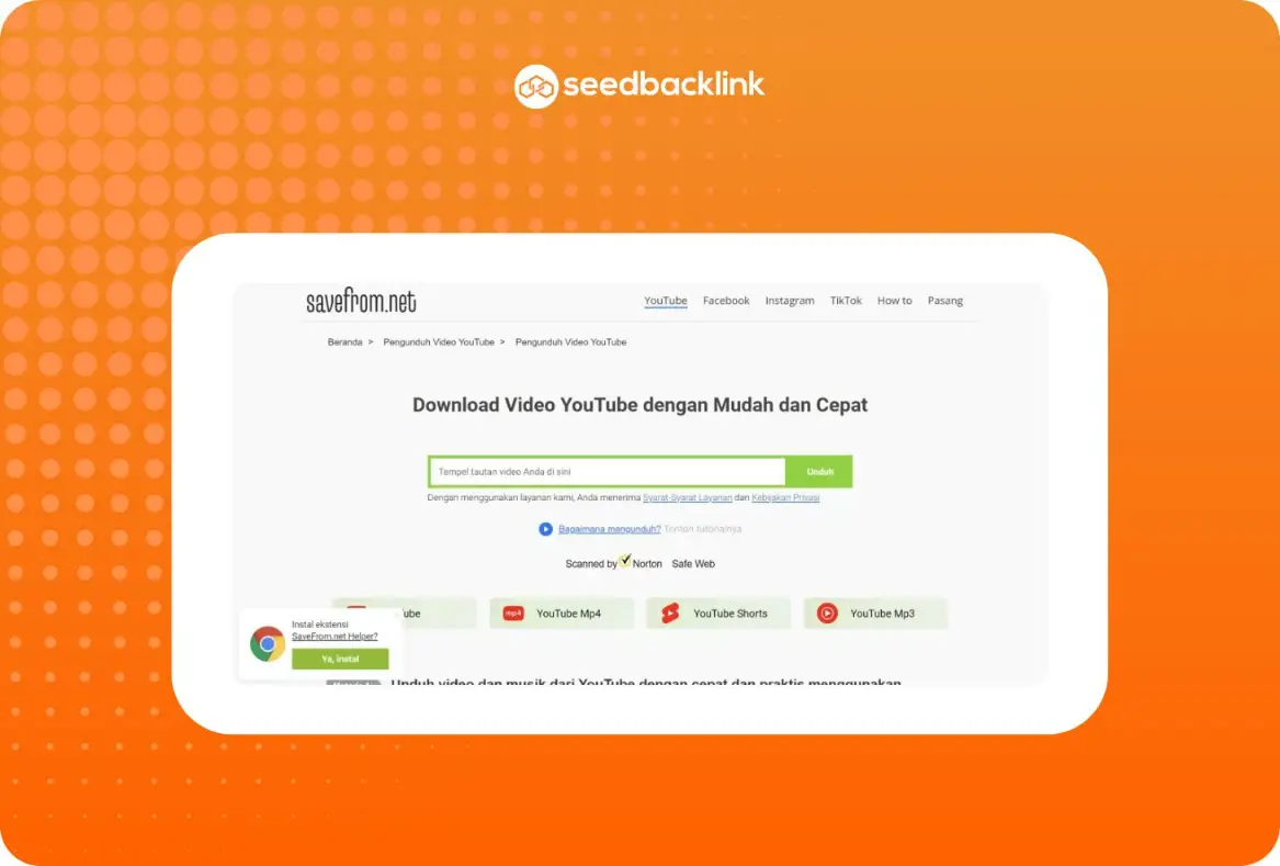 situs download video YouTube SaveFrom