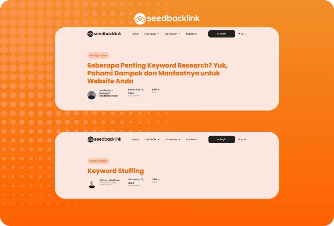Variasi keyword membantu menargetkan terkait dengan pencarian yang lebih spesifik