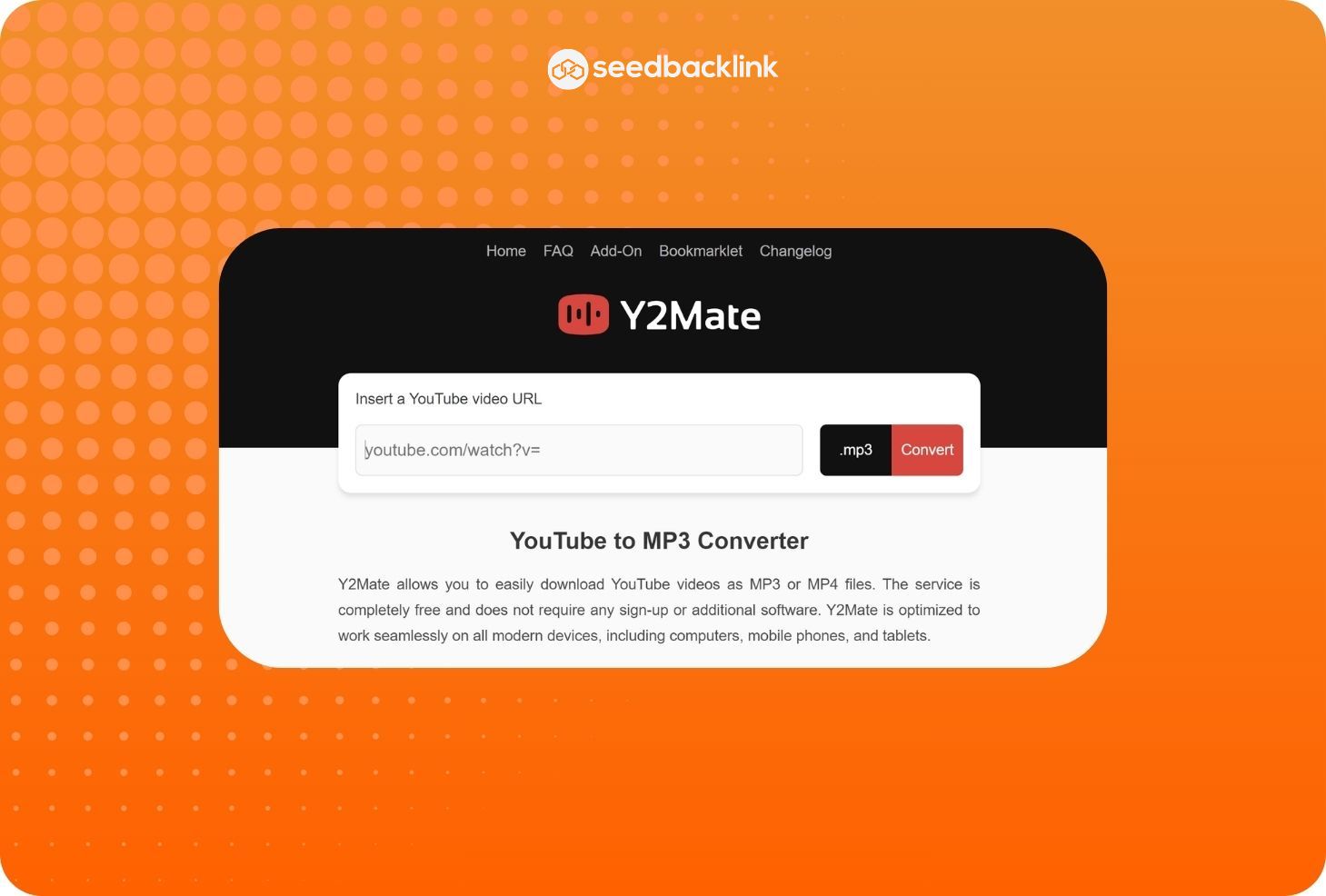 Converter YouTube to MP3 Y2Mate